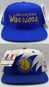 Golden State Warriors VTG Sports Specialties Logo Athletic Snapback Hat BUNDLE - Picture 1 of 12