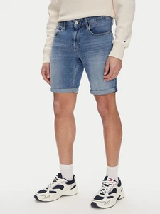 BERMUDA SHORT UOMO TOMMY JEANS DM0DM20960 COTONE BLU ORIGINALE PE 2025 - Picture 1 of 3