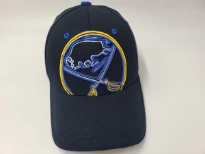 Buffalo Sabres Zephyr Flex Fitted M-L Hat Cap Acrylic Blend Men NHL Hockey Black - Picture 1 of 11