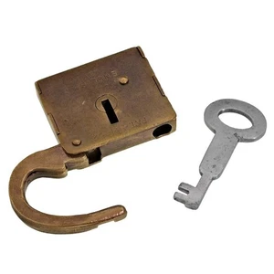 Vintage PADLOCK 1937 PATENTE 464452 Latón Tourtel (Padmore & Beddoes) - Ref.P619 - Imagen 1 de 6