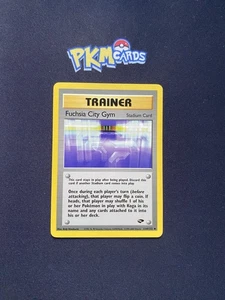 Pokémon TCG Fuchsia City Gym Gym Challenge 114/132 Regular LP. - Picture 1 of 3
