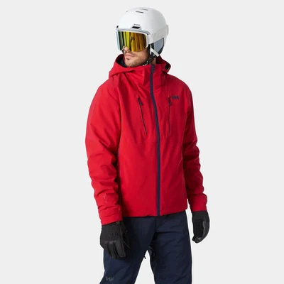 Helly Hansen Alpha 4.0 Ski Jacket - Men's - X-Large / Red - Image 1 of 4