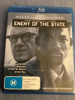 BLU RAY: ENEMY OF THE STATE (1 DISC) VGC WILL SMITH GENE HACKMAN - image 1 of 2