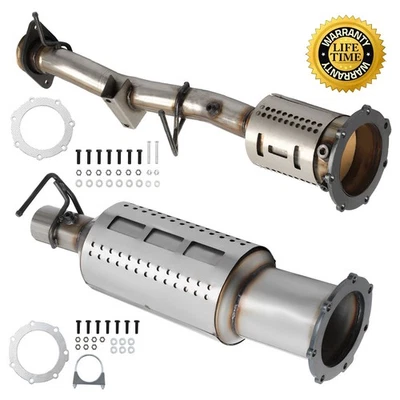 2PCS For 2008-2010 Ford F350 F450 F550 SD 6.4L Turbo Diesel Particulate Filter Foto 1 de 4