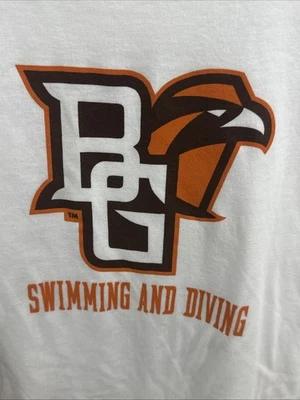 Bowling Green Falcons Swimming and Diving T-shirt. XL, white. - Image 1 of 4