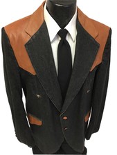Leather Vintage Suit Jackets \u0026 Blazers 