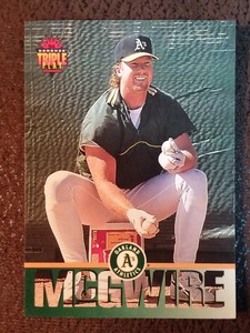 1994 Triple Play Baseball Mark McGwire Card #5