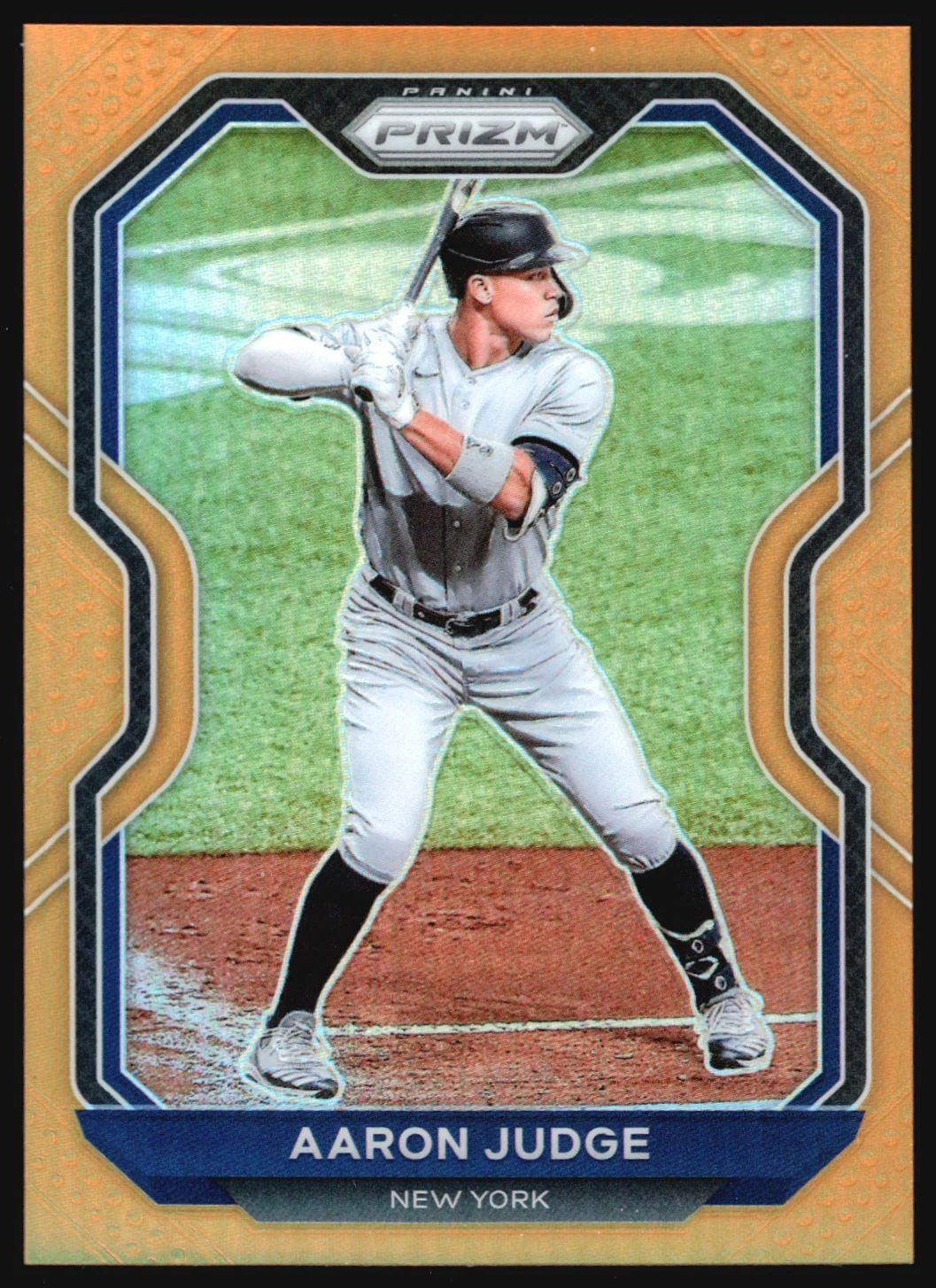 2021 Panini Prizm Aaron Judge Neon Orange /100 #212