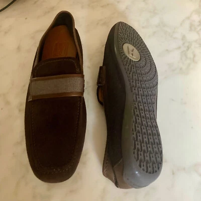 Moreschi 麂皮绒男式乐福鞋 - 5.5 码(美国) — 第 1/4 张图片