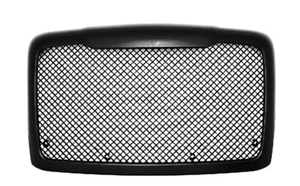Fits Freightliner Cascadia 08-17 Front Mesh Grille Grill All Black w/ BugScreen - Picture 1 of 1