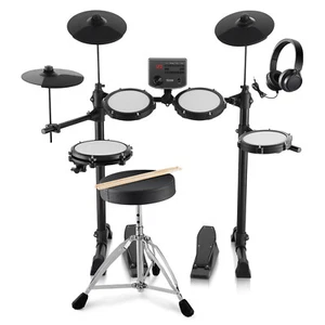VEVOR E-Drum-Set Elektronisches Schlagzeug 150 Sounds 203mm Anfänger Erwachsene - Bild 1 von 12