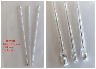 Vollspektrumstrahler / Infrarotkabinen Heizstab Ersatzlampe r7s 535 mm 300 Watt - Bild 1 von 4