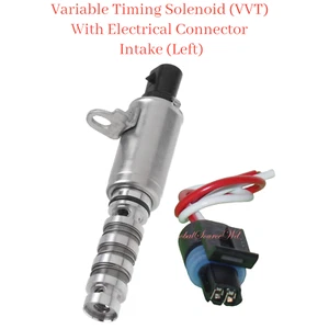 VVT Variable Valve Timing Solenoid & Connector Intake Left For Hyundai Kia 12-19 - Picture 1 of 7