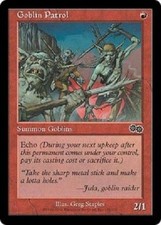 5x GOBLIN PATROL (NM) *Urza's Saga* MTG Magic Gathering