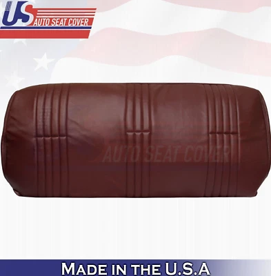 1997 For GMC Sierra C/K 1500 2500 3500 Front Top Bench Vinyl Seat Cover Red - Image 1 of 3
