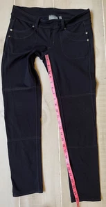 Pantalones deportivos Athleta negros pull on mezcla de nailon bolsillos traseros talla SP para mujer’s - Imagen 1 de 3