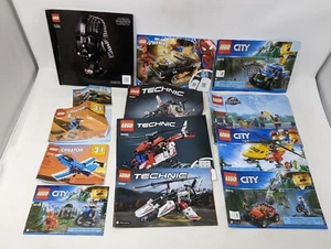 LEGO TECHNIC SPIDERMAN CITY MANUAL LOT OF 13 MANUALS ONLY - Picture 1 of 7