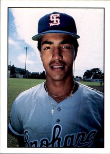 1986 Spokane Indians Cramer #163 Ricky Bones Puerto Rico PR Baseball Card