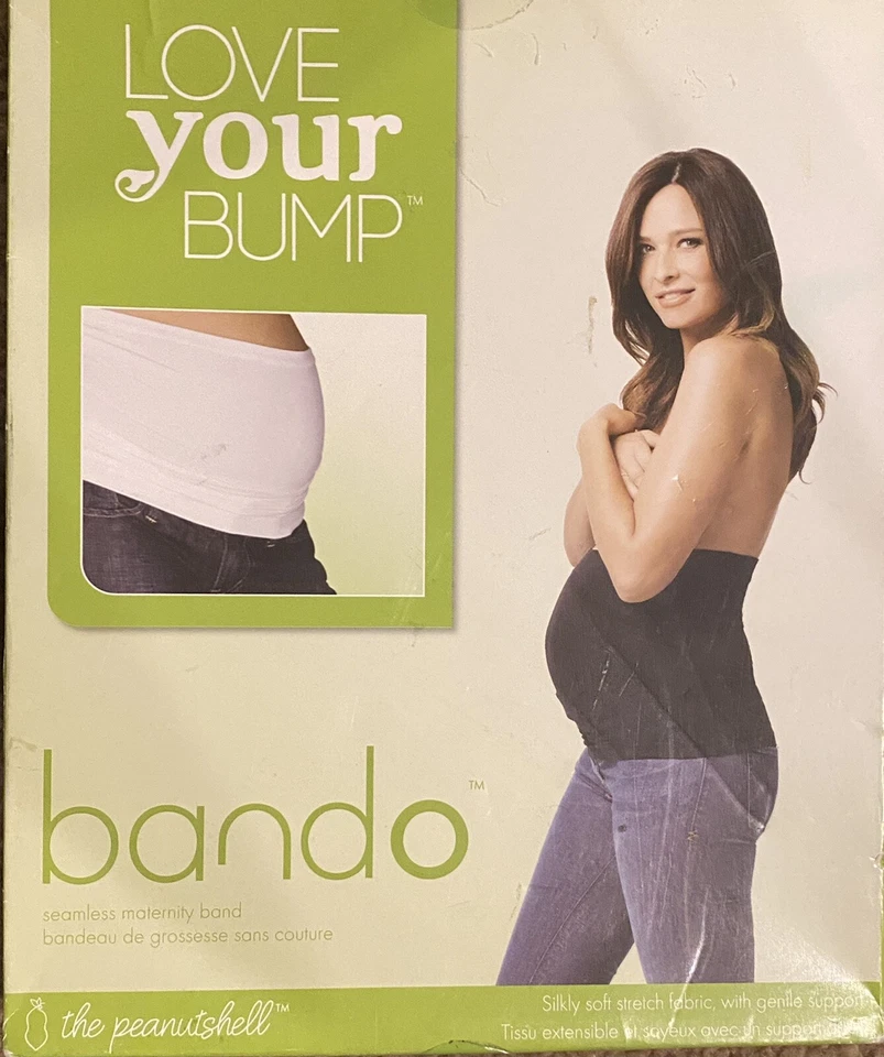 Bando Maternity Belly Band Belt Waist Abdomen Support Pregnant Women Brace Black