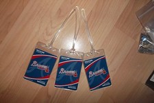 Atlanta Braves Luggage Tags - MLB Baseball Tomahawk Georgia Name Tags Set (3)
