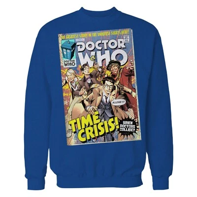 Sudadera Oficial Doctor Who Comic Time Crisis 60 Aniversario Fan de Ciencia Ficción Foto 1 de 4