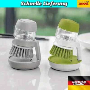 Spülbürste Seifenbürste Spülmittelspender Reinigungsbürste MIT HALTEVORRICHTUNG - Bild 1 von 9
