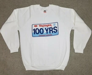 Vintage Washington Crewneck Sweatshirt 80's Centennial Celebration 1989 - Picture 1 of 3