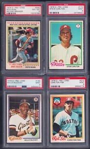 PSA 9 1978 OPC O-Pee-Chee Topps #170 Steve "Lefty" Carlton Phillies HOF ONLY!