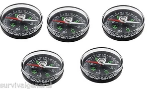 (5) Compass Camping Survival Hiking Boating Outdoor Fishing Magnetic Compass - Picture 1 of 1