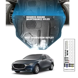 For Mazda 3 Axela 2.0T 14-19 Front Under Engine Mudguard Cover Shield Black 1pcs - Bild 1 von 11