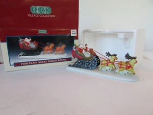 Lemax 53157 Porcelain Santa Sleigh Bound Accessory L134 - Picture 1 of 4