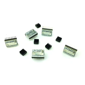 [3DMakerWorld] RepRapDiscount A4988 Stepper Drivers with Heatsink (5 pack) - Picture 1 of 1