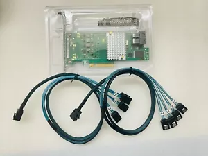 Fujitsu 9300-8I 12G FW:P13 LSI SAS3008 PCI-e Controller IT mode +2*SFF8643 SATA  - Picture 1 of 3