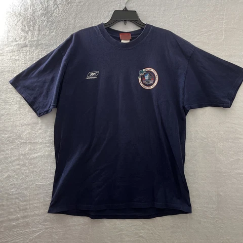 Reebok Miami Dolphins Hall of Fame Shirt Mens Large Blue Graphic NFL Football Cover
