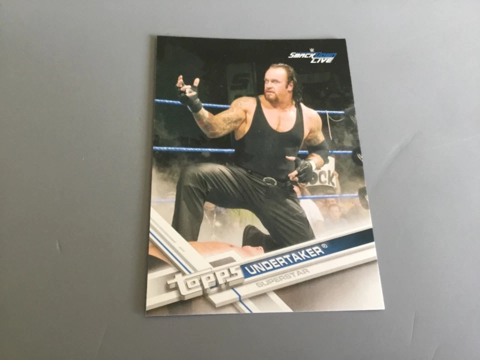 2017 Topps WWE: Superstar SmackDown Live Wrestling Card - Undertaker - #58 - Image 1 of 2