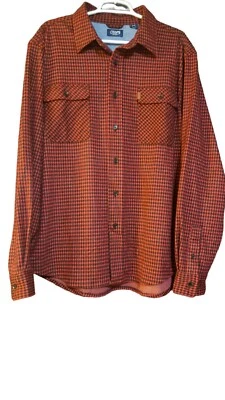 Chaps Men Shirt XL Flannel Red Buffalo Plaid Button Down Lumberjack Gorpcore - Image 1 of 4