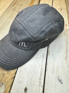 2017 McDonalds Restaurant Hat Cap 5 Panel Employee Uniform Crew Work Gray - Picture 1 of 11