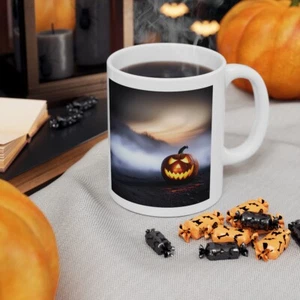 Pumpkin and Mist Mug - Picture 1 of 6