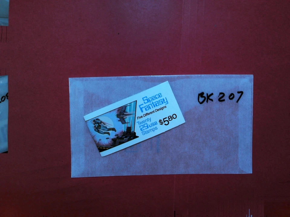 U. S. Stamp booklet - Scott #BK207  -Space fantasy pictures - 29 cent - Image 1 of 1