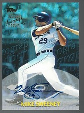 Mike Sweeney 2000 Topps Autographs D Card# TA-27