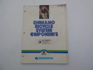 COMPONENTES DEL SISTEMA BICICLETA SHIMANO - CATÁLOGO DISTRIBUIDOR - VOL1 Nº 2 - 1983 - INGLÉS - Imagen 1 de 14