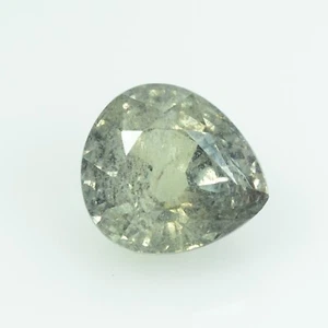 Piedras preciosas sueltas de zafiro amarillo verdoso natural de 2,97 quilates corte pera - Imagen 1 de 3