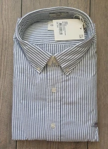 Gant Classic Oxford Stripe Shirt Hemd 2XL Slim Fit Blau zu Barbour Jeans - Bild 1 von 5