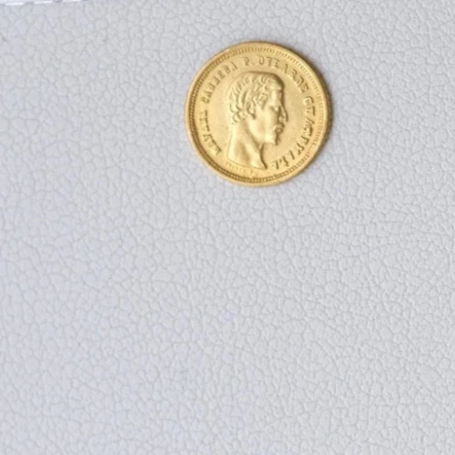 1860 R Guatemala Gold 4 Reales Rafael Carrera Coin /F71 - Image 1 of 1