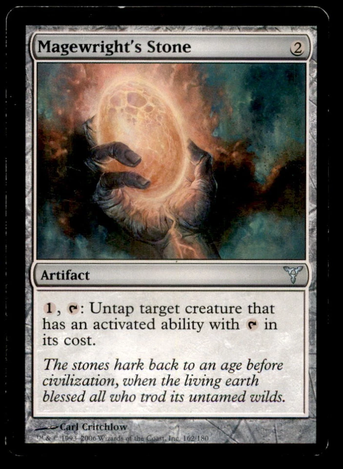 MTG Magewright's Stone LP Light Play Dissension [3544] - Image 1 of 1