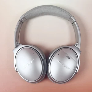 Bose QuietComfort 35 I Noise Cancelling headband Wireless Silver Headphones QC35 - Picture 1 of 6