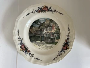 Sarreguemines Obernai Faienceries Frankreich Teller Herrenhaus Tudor 9,5" - Bild 1 von 7
