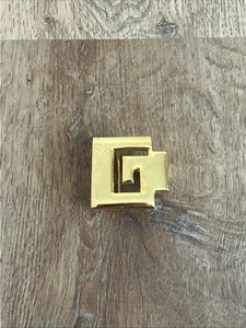 Vintage Dotty Smith Gold Belt Buckle - Picture 1 of 5