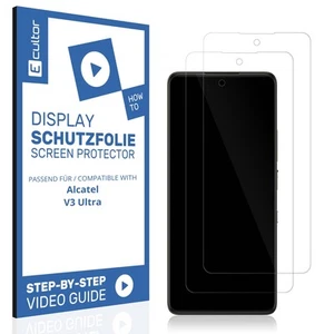 2x Film de protection 3D pour Alcatel V3 Ultra flexible Film d'écran Full Cover - Picture 1 of 6