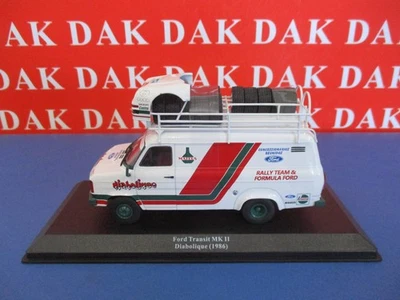 Die cast 1/43 Modellino Furgone Ford Transit MK II Rally Team Diabolique 1986 - Immagine 1 di 4